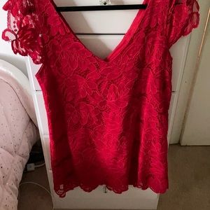 Nordstorm red lace dress! Only worn once!